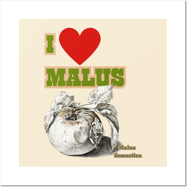 I HEART Malus. Cider and Apple Fan Chant! Wall Art by SwagOMart